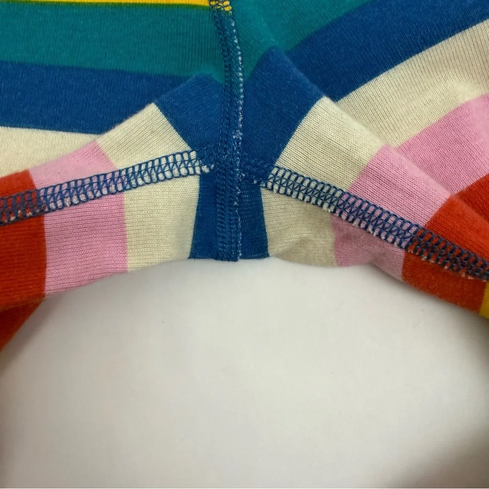 Hanna Andersson Long Sleeve Thermal Pajama Set Two (2) Piece Top Bottoms Stripe - Picture 10 of 11